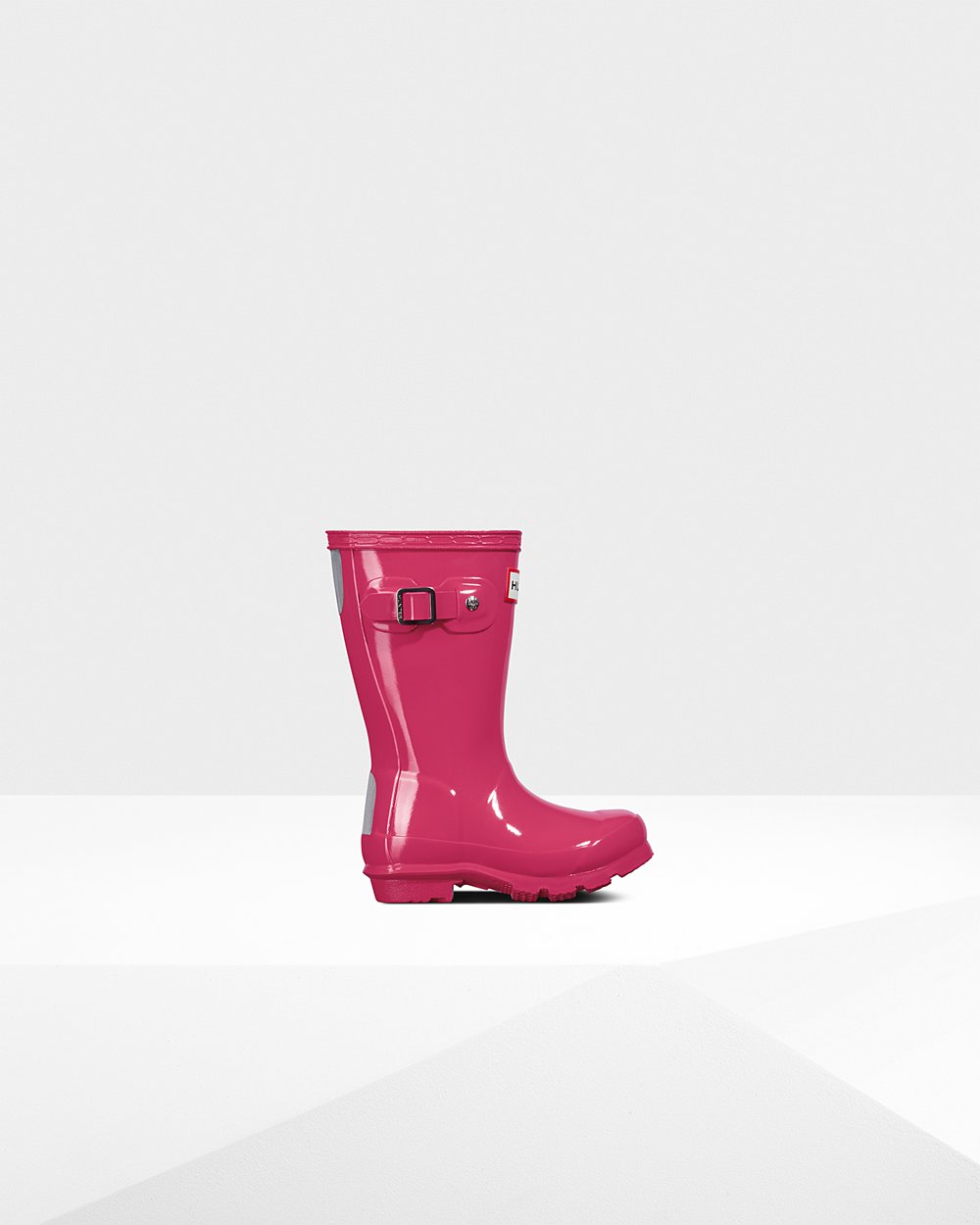 Kids Hunter Original Little Gloss | Rain Boots Light Pink | NZ-40267-UVZS